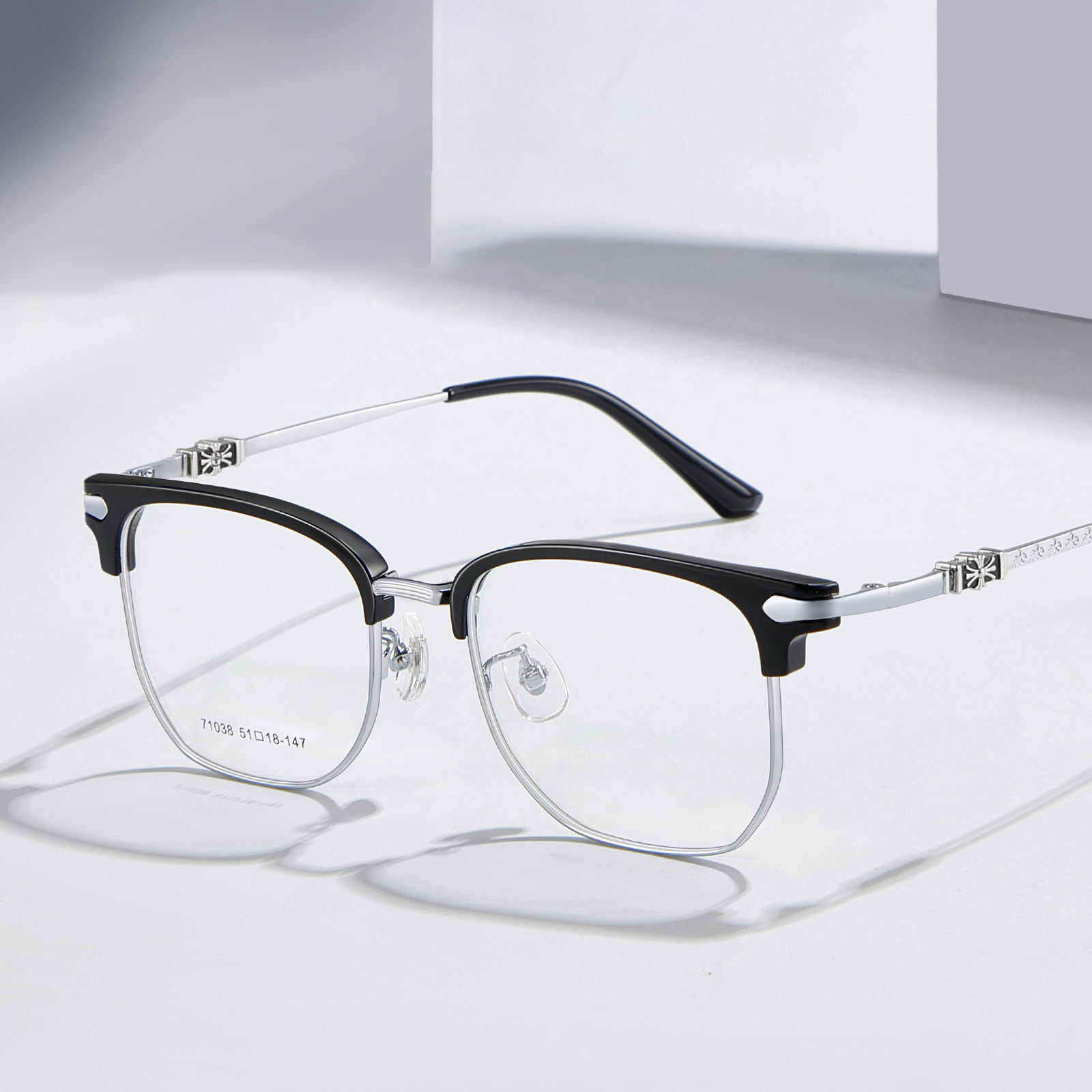 71038 Occhiali casual in lega anti-affaticamento degli occhi