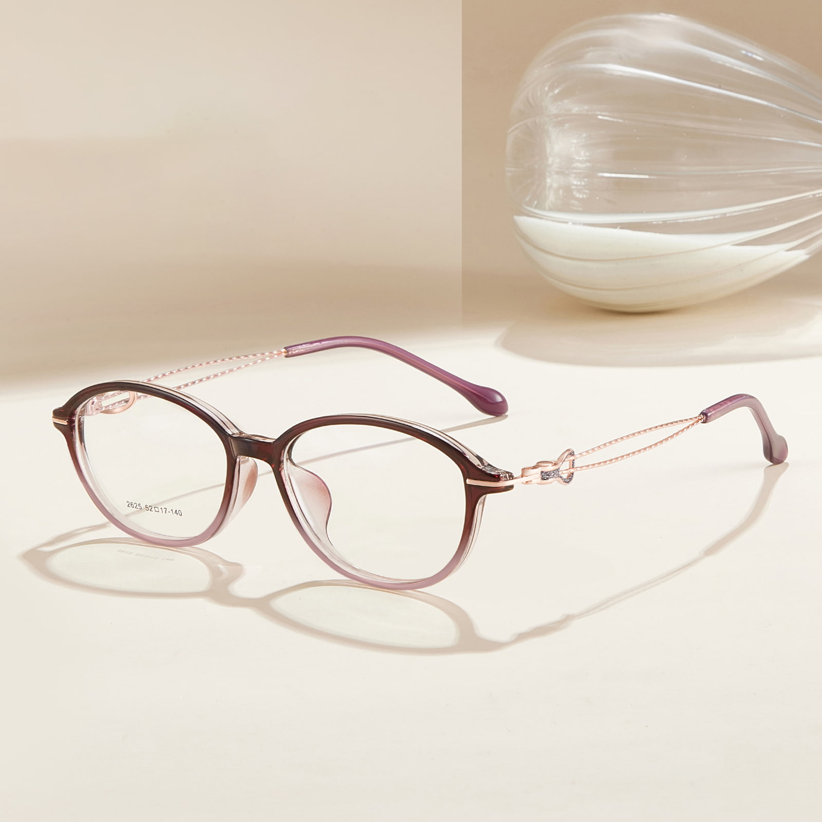 2625 Occhiali TR90 intarsiati con glitter resistenti al sudore