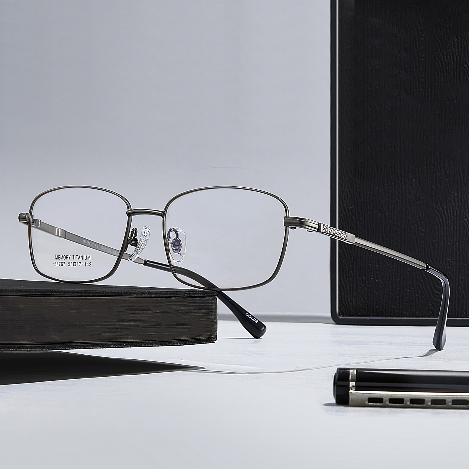 34767 Occhiali in lega anti-estrusione di titanio Memory Workplace