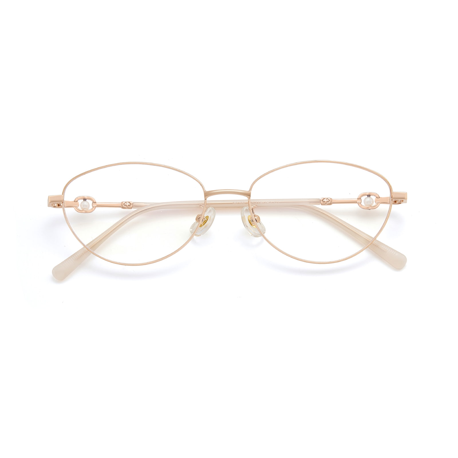 58166 Occhiali in lega Cat's Eye Pearl Pile