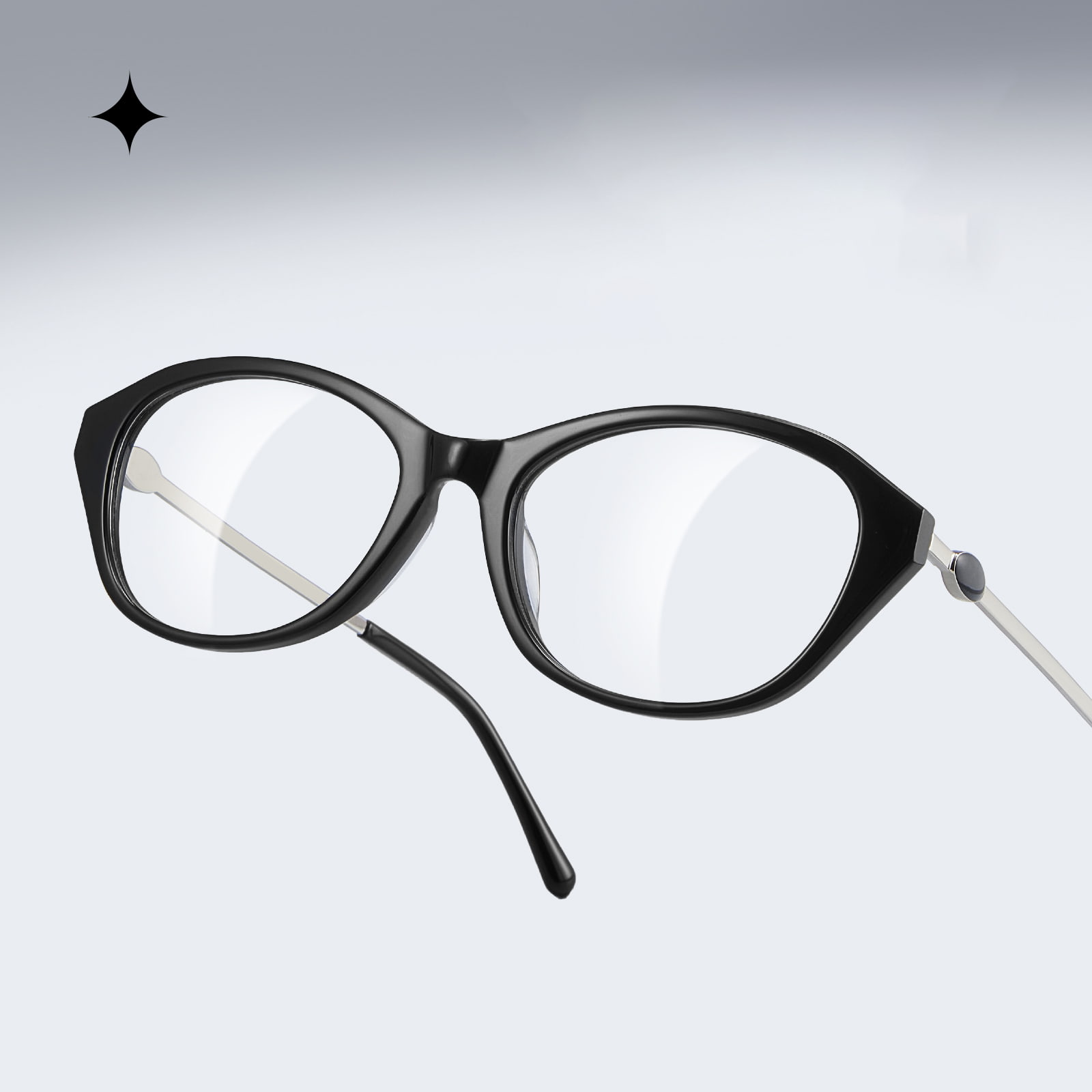 BC2039 Occhiali retrò Cat-Eye in acetato leggero