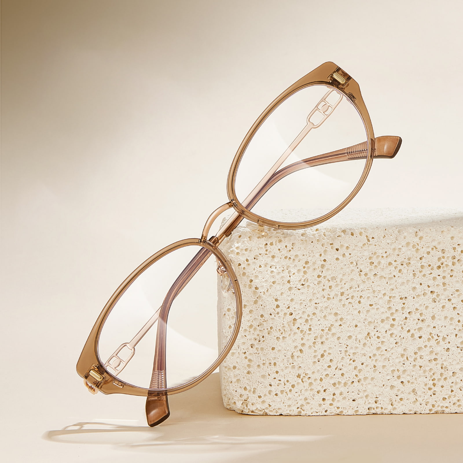 S12008 Occhiali Cat-Eye con anello interno cavo anti-luce blu