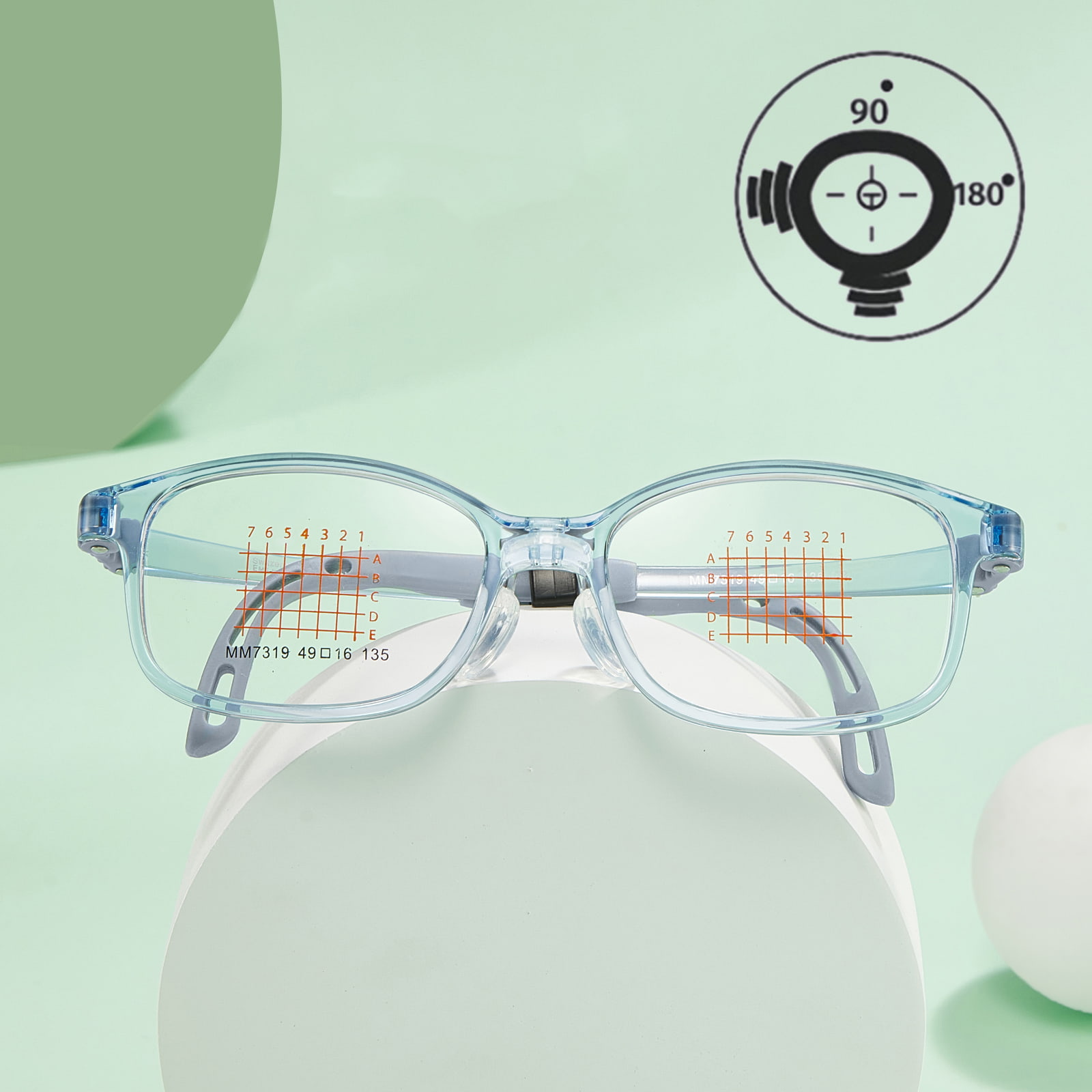 Occhiali EMS a scatto con cerniera MM7319