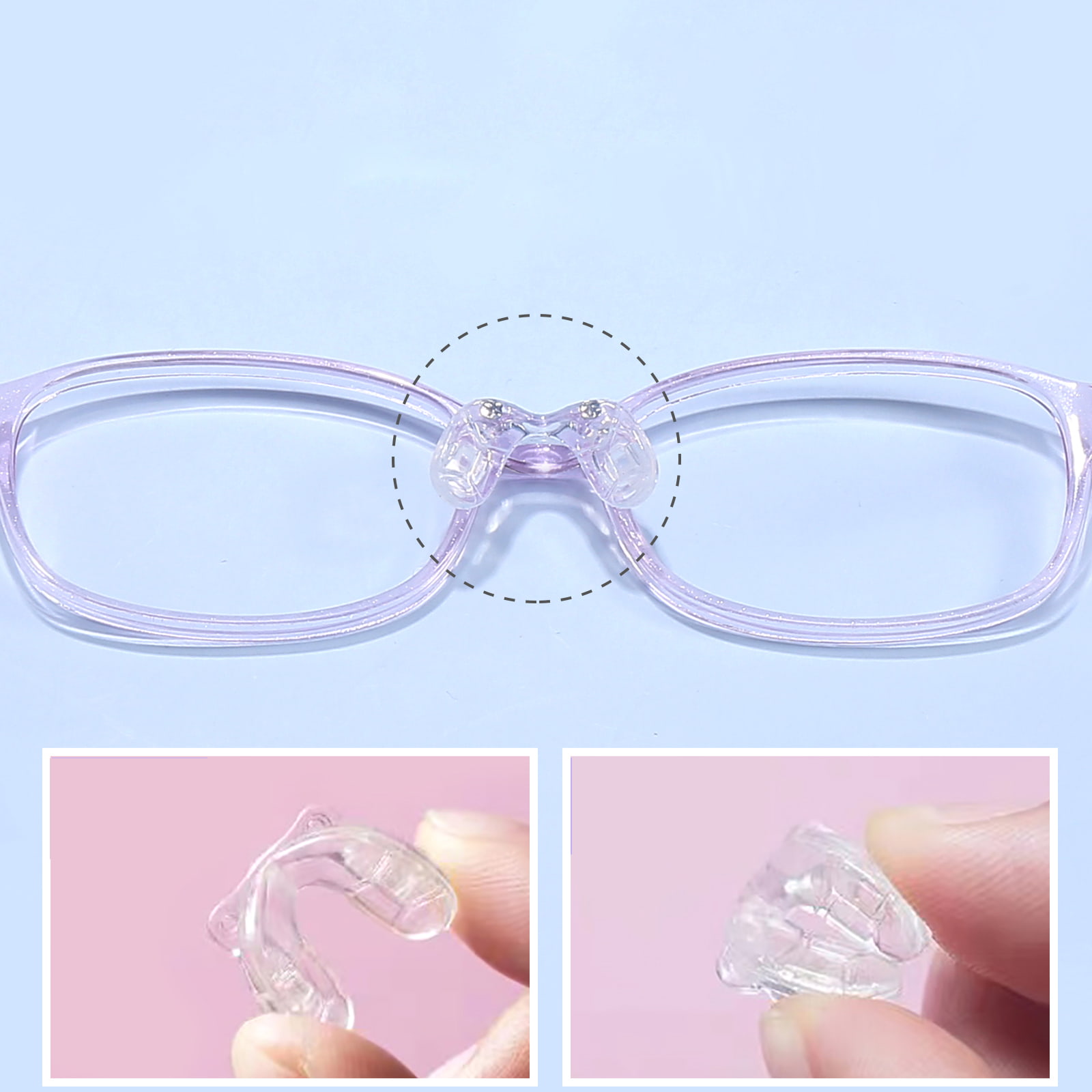 TK6129 Occhiali per bambini delicati sulla pelle, antiscivolo e regolabili