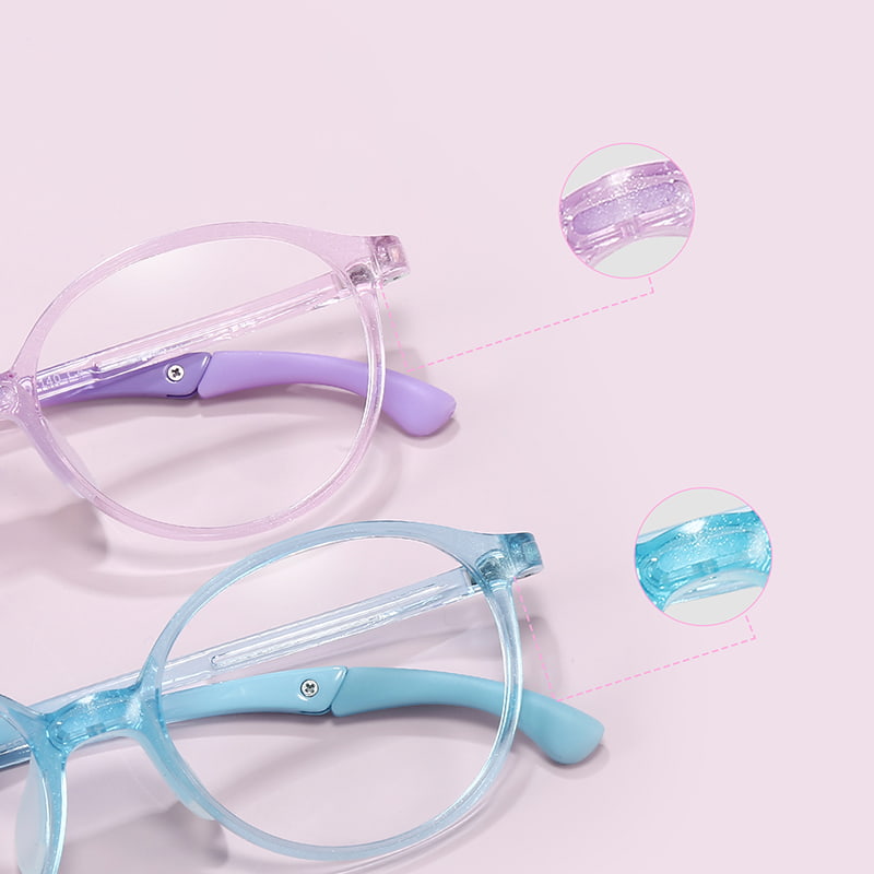 60082 Occhiali sportivi ultraleggeri da bambino con montatura rotonda