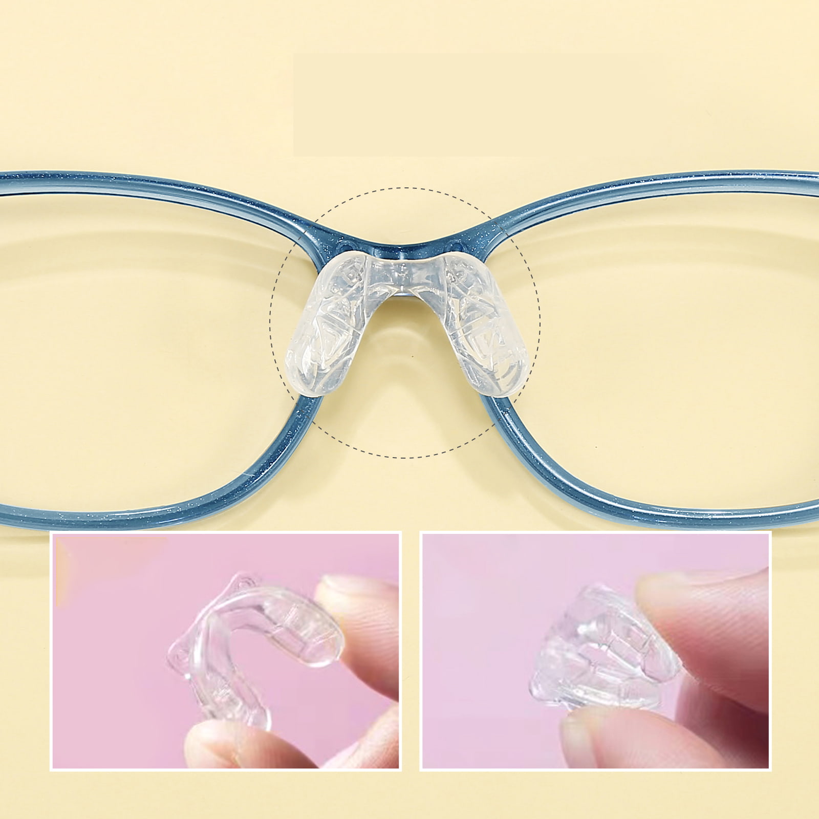 TK6135 Occhiali per bambini senza pressione con coprigambe in silicone colorato