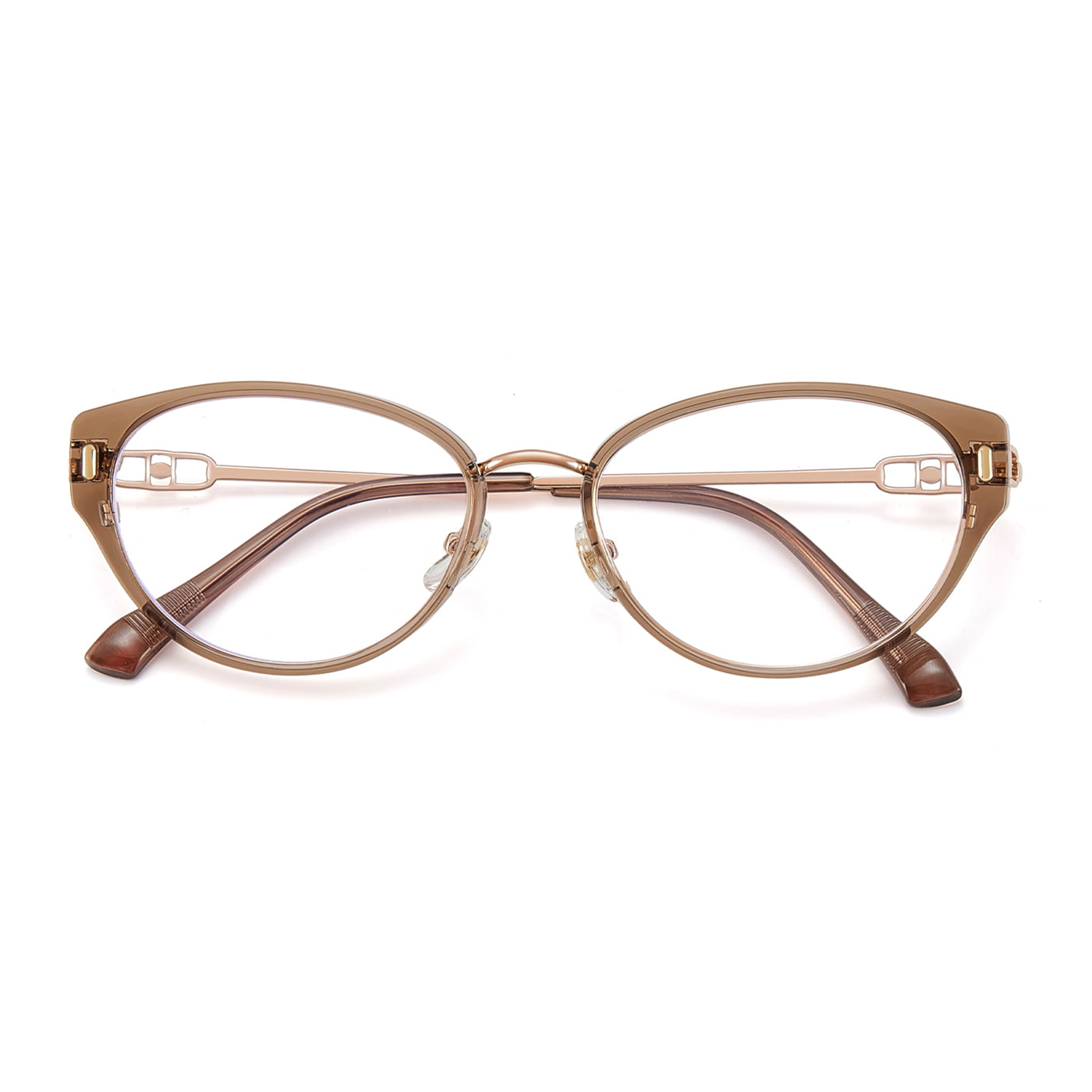 S12008 Occhiali Cat-Eye con anello interno cavo anti-luce blu